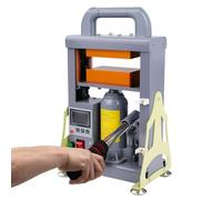 Victool Prensa de colofonia 5 toneladas, Máquina de Extracción de Resina 600 W, Prensa Hidráulica en Caliente con Calefacción de Doble Cara para Colofonia, Flores Secas y Extractos de Plantas Flores