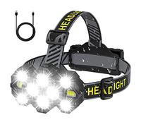 Victoper Lampe Frontale - Lampe Frontale Rechargeable 10LED 22000 Lumens 10 Modes Lampe Frontale Lampe Frontale Mains Libres Pour Cyclisme Activités De Nuit