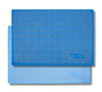 Victor alfombrilla de corte A1 azul 60 x 90 cm de 3 capas autocicatrizante - base de corte profesional para bricolaje y costura, protector de escritorio