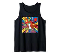 Victor Alien Basketball Slam Classic Comic Book Art Camiseta sin Mangas