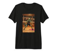 Victor Alien Entrena Baloncesto EN EL Gimnasio Camiseta Premium