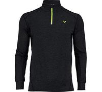 Victor - Camiseta de bádminton de Manga Larga, Unisex Adulto, Color Black melánge, tamaño Extra-Large