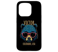 Victor Colorado USA Oso con Gafas de Sol diseño Carcasa para iPhone 15 Pro