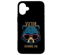 Victor Colorado USA Oso con Gafas de Sol diseño Carcasa para iPhone 16 Plus