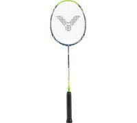 Victor DX Light Fighter 60 Badminton/Squash Racket, 6U-G5, 78 g, White, Head Heavy Balance with Flexible Shaft, for Attacking Players, Strung, MAX. Tension at 26-27 lbs, Racket Cover Included