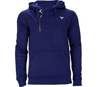Victor Equipo Sudadera con Capucha, Unisex Adulto, Azul Marino (con Cremallera), Medium