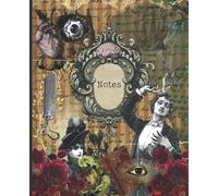 Victor Frankenstein Notebook - 7.5 x 9.25 inches - 200 writing pages (100 sheets) - College Ruled - Glossy Cover