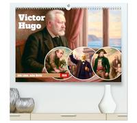 Victor Hugo (hochwertiger Premium Wandkalender 2026 DIN A2 quer), Kunstdruck in Hochglanz: Ein bildgewaltiger Streifzug durch das Leben eines Genies