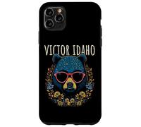 Victor Idaho - Oso con gafas, diseño de flores Carcasa para iPhone 11 Pro Max