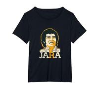 Victor Jara - Venceremos - Aspecto Vintage Camiseta, Mujer Tallas Grandes, Negro, 5XL Grande
