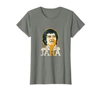 Victor Jara - Venceremos - Aspecto Vintage Camiseta, Mujer, Verde Militar Jaspeado, S