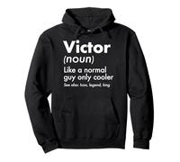 Victor Like A Normal Guy Only Cooler Legend King Nombre Sudadera con Capucha