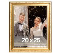 VictoR Marco de fotos antiguo "Chagall" en oro, 20 x 25 cm, decorativo, vintage, adecuado para certificados, marco de fotos dorado, 20 x 25 cm, barroco