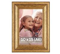 Victor Marco De Fotos Goya 10x15cm (A6) Oro - Acrílico Irrompible - Estilo Shabby Chic - Marco Vintage - Moldura: 31x19mm - Moldura Elegante