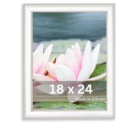 Victor Marcos de Fotos Monet Plata en 18x24 cm - Moldura: 23x13mm - Marco Vintage - Decoración Pared Plata - Shabby Chic Deko - Vidrio Acrílico Irrompible