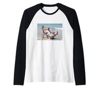 Victor Meldrew en Holiday One Foot In The Grave Comedy Camiseta Manga Raglan
