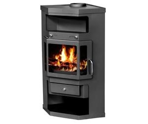 VICTORIA-05 EEK A Estufa de rincón - Chimenea Victoria 05 Panamá 9.0 kW, Gris