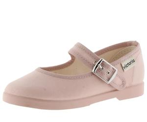 victoria 1080113, GOUNG FU Soft, Bailarina Tira Hebilla, Zapatos Planos Mary Jane, Nude, 22 EU Estrecho