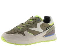 victoria 1985 Basket LEGGERA Nylon & Piezas Flúor & Serraje & Logotipo Retro 8802113 para Hombre Kaki 42