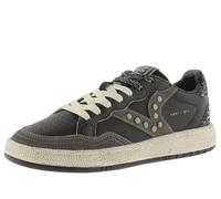 victoria 1985 Basket Smash Piel & Piezas Metalizadas & Logotipo Retro con Tachuelas 8806115 para Mujer Negro 38