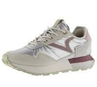 victoria 1985 Basket Wing Nylon Metalizado & Piezas Piel & Suela Dentada 8803115 para Mujer Plata 38