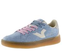 Calzados Victoria Zapatillas Unisex 1985 Smash Serraje Logotipo Retro Suela Caramelo Azul 39