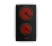 Victoria 30cm Placa Vitrocerámica 2 Fuegos Negro