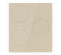 Victoria 45cm Placa de Inducción 3 Fuegos Crema