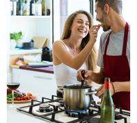 Victoria 5 Placa de gas 5 quemadores Sabaf vitrocerámica aspecto retro Klarstein