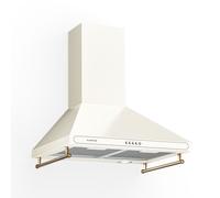 Victoria 630m³/h 60cm Campana Extractora de Pared Retrò Crema