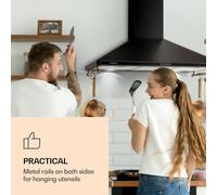 Victoria 90 Campana de cocina 90 cm Diseño retro 644,5 m³/h 2 lámparas led