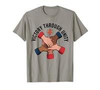 Victoria a través de la Unidad - Diseño de Diversidad y Fuerza Camiseta