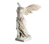 Victoria alada de Samotracia Estatua Diosa Griega Tono Dorado Escultura Figurilla Adorno de Escritorio por Oficina Casa (Color : Resin, Talla : 23x17x31cm(9x6.7x12inch))