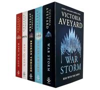 Victoria Aveyard Red Queen Series 5 Books Collection Set (Red Queen, Glass Sword, King'S Cage, War Storm)