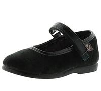 victoria Bailarinas Alba Terciopelo & Tira Adherente & Suela Al Tono 102752 para Niñas Botella 25