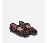 VICTORIA Bailarinas de terciopelo Gong-Fu Mercedes. Color Leopardo