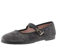 victoria Bailarinas Gong Fu Terciopelo & Ribete Al Tono & Hebilla 1080111 para Mujer Gris 40