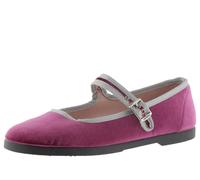 victoria Bailarinas Gong Fu Terciopelo & Ribete En Contraste & Hebilla 1080123 para Mujer Fucsia 38