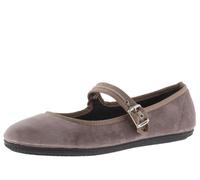 victoria Bailarinas Oda Terciopelo & Ribete Al Tono & Hebilla 104913 para Mujer Lavanda 40