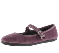 victoria Bailarinas Oda Terciopelo & Ribete Al Tono & Hebilla 104913 para Niñas Malva 30