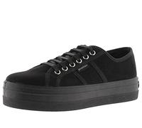 Victoria Zapatillas Basket Barcelona 109205 Antelina reciclada Plataforma Cordones Negro 36 Mujer