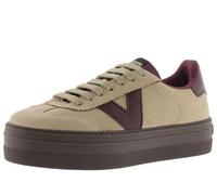 victoria Basket Barcelona Ciclista Serraje & Plataforma & Piezas En Contraste 1092177 para Mujer Beige 40