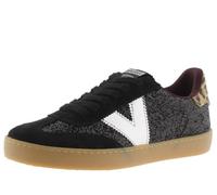 victoria Basket Berlín Ciclista Glitter & Piezas En Contraste & Suela Color Caramelo 1126223 para Mujer Negro 39