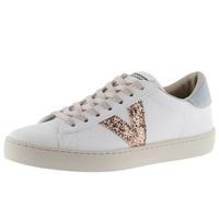 victoria Basket Berlín Efecto Piel & Logotipo Glitter & Trasera Serraje 1126194 para Mujer Jade 36