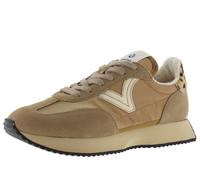 victoria Basket Cosmos Nylon Metalizado & Piezas Serraje En Contraste & Suela En Sierra 1134111 para Mujer Camel 38