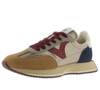 victoria Basket Cosmos Nylon Metalizado & Piezas Serraje En Contraste & Suela En Sierra 1134115 para Mujer Platino 39