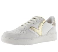 victoria Basket Madrid Efecto Piel & Piezas Metalizadas & Efecto Craquelado 1258233 para Mujer Platino 41