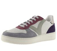 victoria Basket Madrid Efecto Piel & Piezas Multicolor Serraje & Trasera Metalizada 1258240 para Mujer Lavanda 39