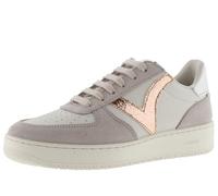 victoria Basket Madrid Efecto Piel & Piezas Serraje & Metalizadas En Contraste 1258222 para Mujer Hielo 38