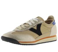victoria Basket Saturno Nylon Metalizado & Piezas Color & Serraje & Suela En Sierra 1158102 para Mujer Oro 40